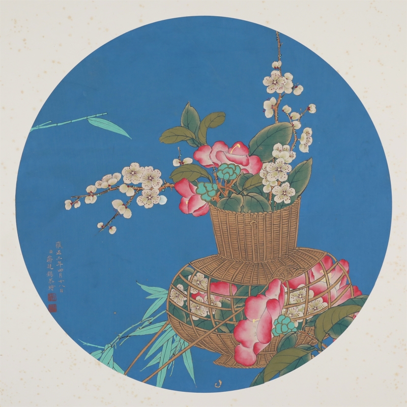 宝瓶花卉图(1)