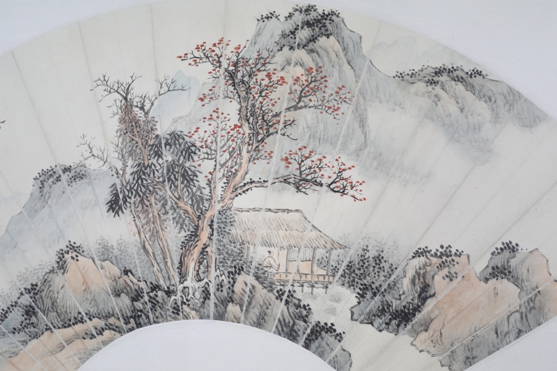丘壑听泉图(3)