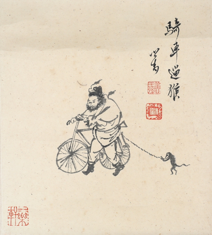 骑车遛猴(1)