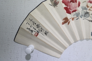 牡丹扇面(2)