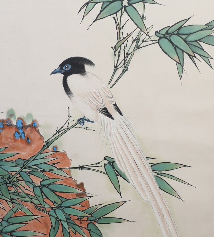 竹雀图(3)