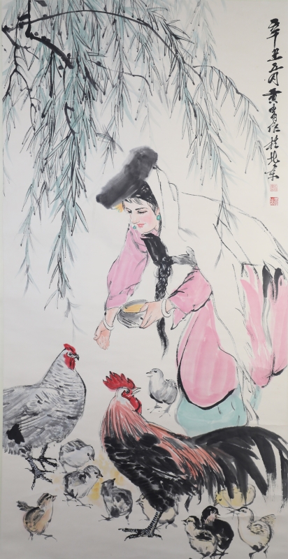 饲鸡图(1)